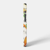 12 Oiseaux musicaux colorés coque iphone (Côté gauche)