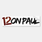 12. over Paul Bumpersticker (Voorkant)