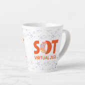 12 oz Latte Mok - Jaarlijkse vergadering 2021 (Mol (Rechterhoek)