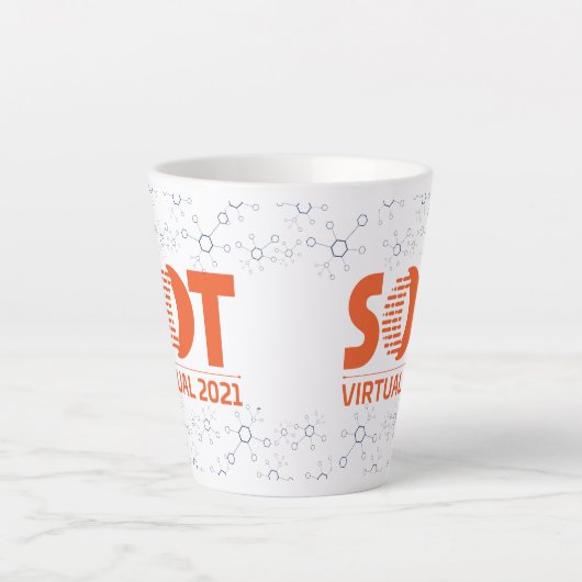 12 oz Latte Mok - Jaarlijkse vergadering 2021 (Mol (Voorkant)