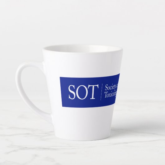 12 oz Latte Mok - Laten we praten over toxicologie (Links)