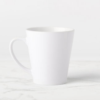 12 Oz Latte White Mug