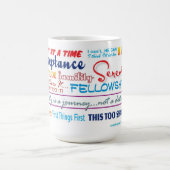 12 pas slogans sobriété mug 25z (Centre)