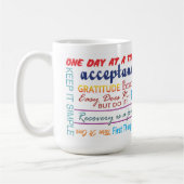12 pas slogans sobriété mug 25z3 (Gauche)