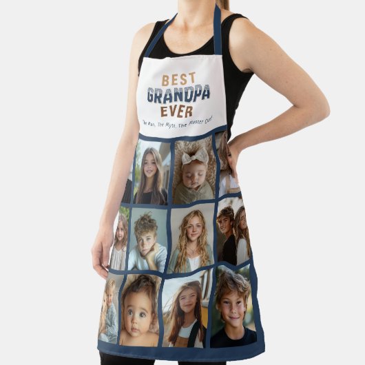 12 Photo Collage Best Grandpa Ever Schort (Insitu)