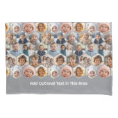 12 Photo Collage - funky hexagon honingraatpatroon Kussensloop (Voorkant)