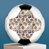 12 Photo Collage - funky hexagon honingraatpatroon Voetbal
