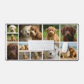 12 Photo Collage Personalized  Desk Mat (Keyboard & Muis)