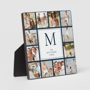 12 Photo Collage Photos de famille Plaque
