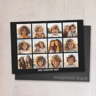 12 Photo Instagram Collage met Black Magnet