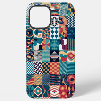 12 Pro Max Grille artistique Collage iPhone / coque ipad