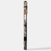 12 Pro Max Nom personnalisé rustique coque iphone de texture  (Côté droit)