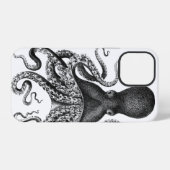 12 Pro +|| Pieuvre Vintage ||+ Coque iPhone Case-Mate (Verso Horizontal)
