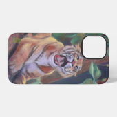 12 Pro Yawning Tiger coque iphone (Verso Horizontal)