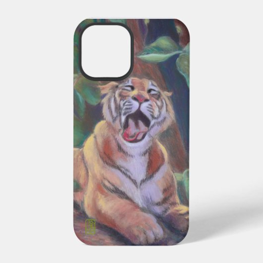 12 Pro Yawning Tiger coque iphone (Verso)