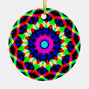 12 - puntige mandala keramisch ornament