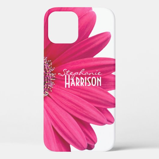 12 Rose blanc Gerbera Daisy iPhone 6 coque (Verso)
