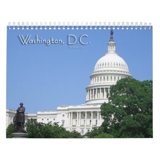 12 Scènes uit Washington DC Agenda Kalender (Hoes)