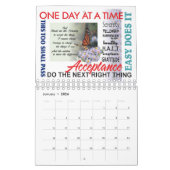 12 slogans de sobriété en 12 étapes calendrier 202 (Jan 2026)