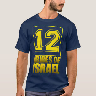 12 stammen van de Israëlische Hebreeuwse Israëlisc T-shirt