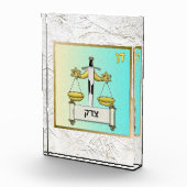 12 stammen van Israël Dan Art AcrylBlock Fotoblokken (Rechts)