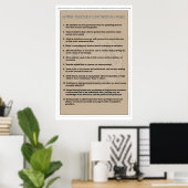 12-stap gamers Addiction Recovery Poster (Thuiskantoor)