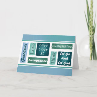 12 stappen Inspirerend Kaart