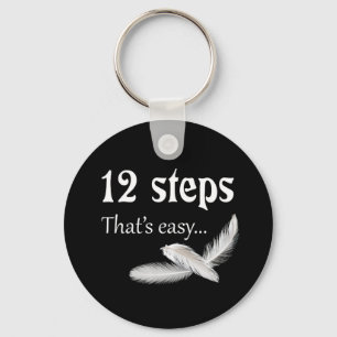 12 stappen sleutelhanger