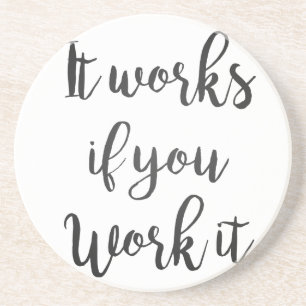 12 stappen terugwinning citaat gift schone sober zandsteen onderzetter