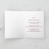 12 Stappen Verjaardag of Jubileum 1 Jaar Clean Sob Kaart (Binnen)