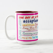 12 step recovery slogans mug 25z-pink (Gauche)