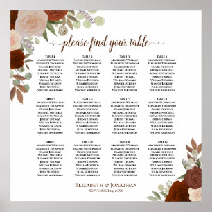 12 Tableau Automne Floral Boho Mariage Tableau de