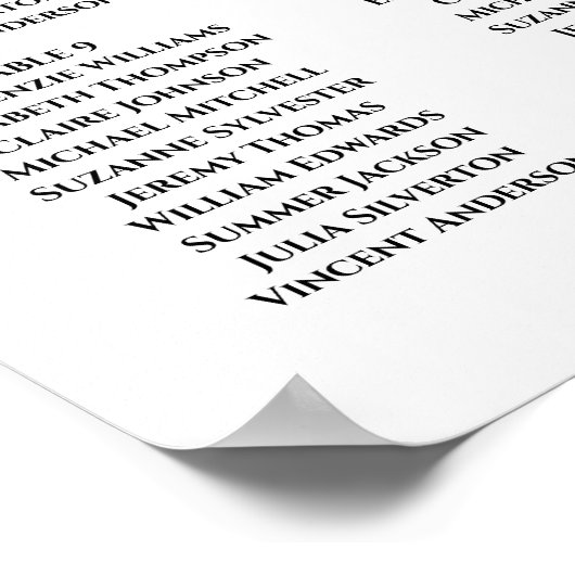 12 Tableau Sièges Mariages Rose Vintages (Coin)