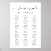 12 Tableaux Nos Personnes Préférées Tableau de siè (Devant)