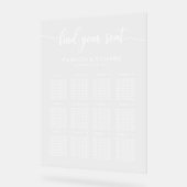 12 Tafels Elegant Bruiloft Zitschema Acryl Bord (Hoek)