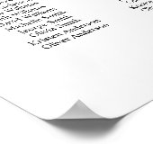 12 Tafels Klasseerige Zitplaatsindeling Poster (Hoek)