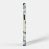 12 Toile - Bleu et blanc Coque-Mate coque iphone (Côté droit)