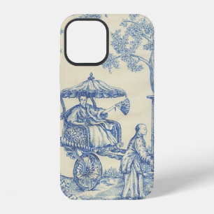 12 Toile - Bleu et blanc Coque-Mate coque iphone