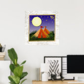 12 Tribus d'Israël Gad Affiche Impression d'Art (Bureau à domicile)