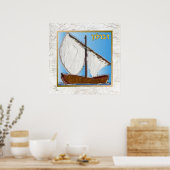 12 Tribus d'Israël Zebulun Art Imprimer Poster (Cuisine)