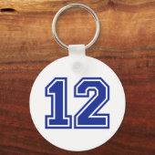 12 - twaalf sleutelhanger (Voorkant)