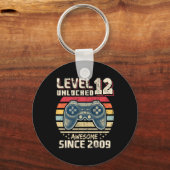 12 Unlocked Geweldige 2009 Videospel 12e Verjaarda Sleutelhanger (Voorkant)