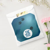 12 van 12 Blue Bowling Ball Custom Favor Bag Bedankzakje (Gezegeld)