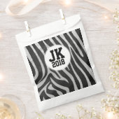 12 van de 12-Zebra - Aangepaste voordelige tas Bedankzakje (Geknipt)