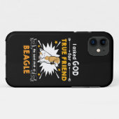 12 Vroeg God ware vriend een Beagle Case-Mate iPhone Case (Achterkant (horizontaal))