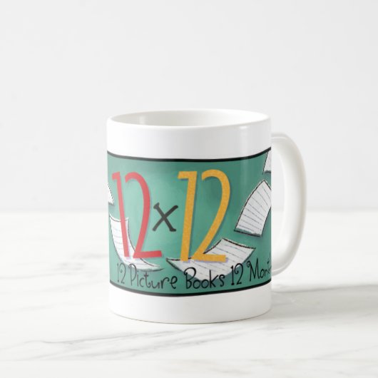 12 x 12 bannière Mug 1 (Devant droit)