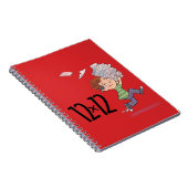 12 x 12 Carnet spiral rouge (Côté Droit)