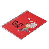 12 x 12 Carnet spiral rouge (Côté gauche)