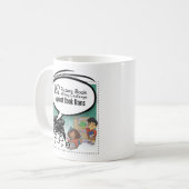 12 x 12 Contre Les Interdictions De Livres Mug (Devant gauche)