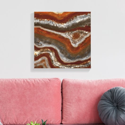 12 x 12 inch abstract van een tegel canvas afdruk (Insitu (Woonkamer))